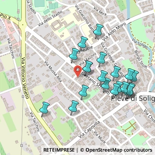Mappa Via Schiratti, 31053 Pieve di Soligo TV, Italia (0.248)