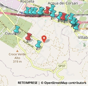 Mappa Corso dei Mille Croceverde, 90121 Palermo PA, Italia (1.3455)