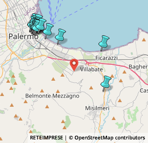 Mappa Corso dei Mille Croceverde, 90121 Palermo PA, Italia (6.10211)