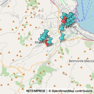 Mappa Via Aquino, 90046 Monreale PA, Italia (4.52333)