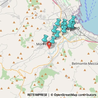 Mappa Via Aquino, 90046 Monreale PA, Italia (3.92615)