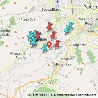 Mappa Via Aquino, 90046 Monreale PA, Italia (1.58214)