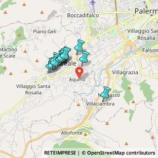Mappa Via Aquino, 90046 Monreale PA, Italia (1.53308)