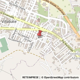 Mappa Via Ammiraglio Gravina, 87, 90039 Villabate, Palermo (Sicilia)