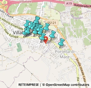 Mappa Via IV Novembre, 90039 Villabate PA, Italia (0.372)