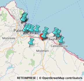 Mappa Via IV Novembre, 90039 Villabate PA, Italia (6.64)