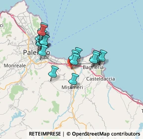 Mappa Via IV Novembre, 90039 Villabate PA, Italia (6.95)