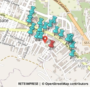 Mappa Via IV Novembre, 90039 Villabate PA, Italia (0.222)