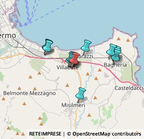 Mappa Via IV Novembre, 90039 Villabate PA, Italia (2.91733)