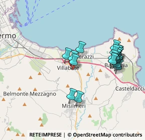 Mappa Via IV Novembre, 90039 Villabate PA, Italia (4.103)