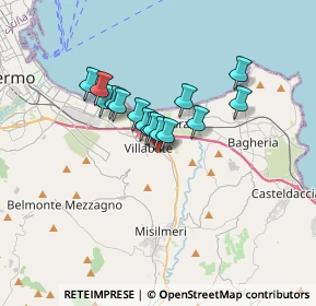 Mappa Via IV Novembre, 90039 Villabate PA, Italia (2.52933)