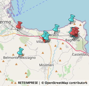 Mappa Via Etna, 90039 Villabate PA, Italia (4.52083)