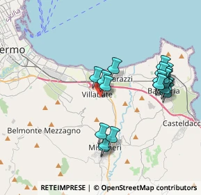 Mappa Via Etna, 90039 Villabate PA, Italia (4.2405)