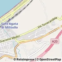 Map Sant'Agata di Militello