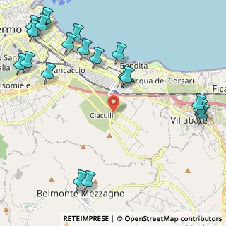 Mappa Via Antonio Raccuglia, 90124 Palermo PA, Italia (3.427)