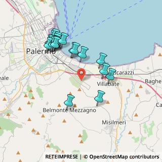 Mappa Via Antonio Raccuglia, 90124 Palermo PA, Italia (4.2315)