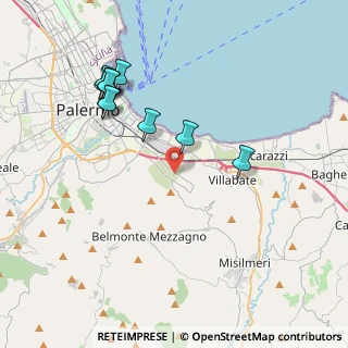 Mappa Via Antonio Raccuglia, 90124 Palermo PA, Italia (4.59727)