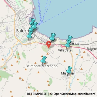 Mappa Via Antonio Raccuglia, 90124 Palermo PA, Italia (3.95545)
