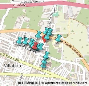 Mappa Via Enrico D'Orleans, 90039 Villabate PA, Italia (0.18)