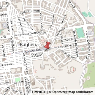 Mappa Via Don Luigi Sturzo, 5/7, 90011 Bagheria, Palermo (Sicilia)