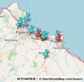 Mappa Via Puglisi Brigadiere, 90039 Villabate PA, Italia (6.09083)