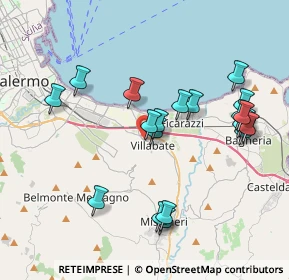 Mappa Via Puglisi Brigadiere, 90039 Villabate PA, Italia (4.3875)