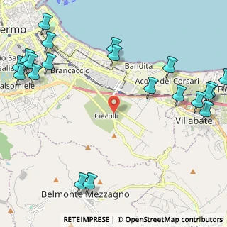 Mappa Via Matthias Stomer, 90124 Ciaculli PA, Italia (3.524)