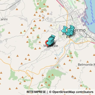 Mappa Via Taormina, 90046 Monreale PA, Italia (2.43692)