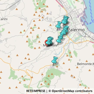 Mappa Salita Garibaldi, 90046 Monreale PA, Italia (3.04214)