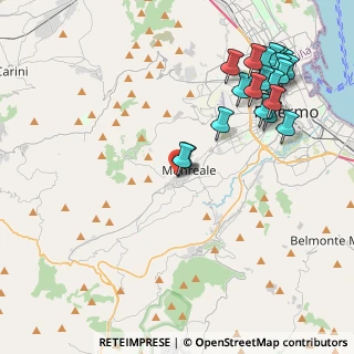 Mappa Via Taormina, 90046 Monreale PA, Italia (5.542)