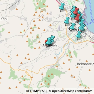 Mappa Salita Garibaldi, 90046 Monreale PA, Italia (6.0695)