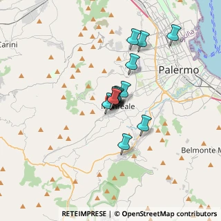 Mappa Salita Garibaldi, 90046 Monreale PA, Italia (2.45462)