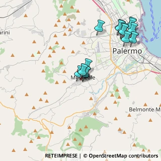 Mappa Via Spedalieri, 90046 Monreale PA, Italia (4.69176)