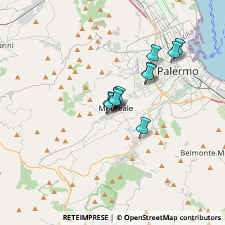 Mappa Via Spedalieri, 90046 Monreale PA, Italia (2.79)
