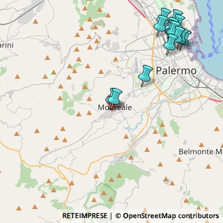 Mappa Via Spedalieri, 90046 Monreale PA, Italia (6.41143)