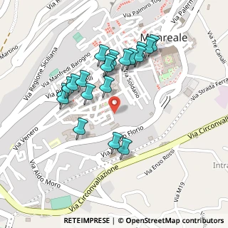Mappa Via Spedalieri, 90046 Monreale PA, Italia (0.243)