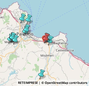 Mappa P.za Umberto I, 90039 Villabate PA, Italia (9.28615)