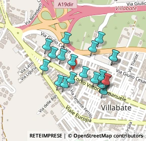 Mappa P.za Umberto I, 90039 Villabate PA, Italia (0.205)
