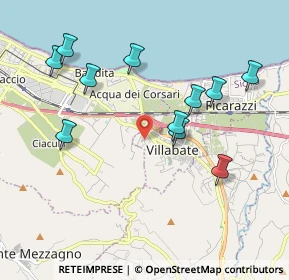 Mappa Via Sandro Pertini, 90039 Villabate PA, Italia (2.26909)