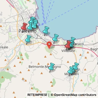 Mappa 90124 Ciaculli PA, Italia (4.7515)