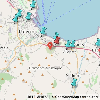 Mappa 90124 Ciaculli PA, Italia (6.06167)