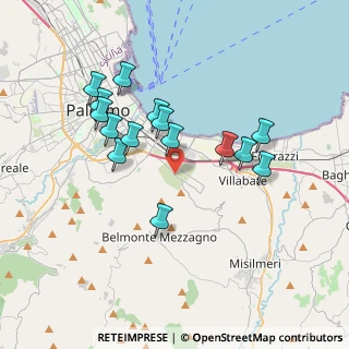 Mappa 90124 Ciaculli PA, Italia (3.784)