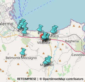 Mappa Via Torquato Tasso, 90039 Villabate PA, Italia (3.187)