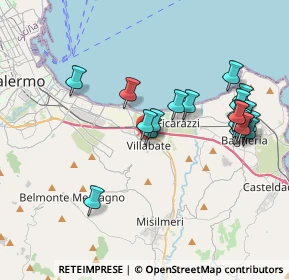 Mappa Via Torquato Tasso, 90039 Villabate PA, Italia (4.298)