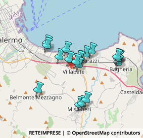 Mappa Via Torquato Tasso, 90039 Villabate PA, Italia (3.342)