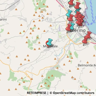 Mappa Via Agrigento, 90046 Monreale PA, Italia (7.08824)