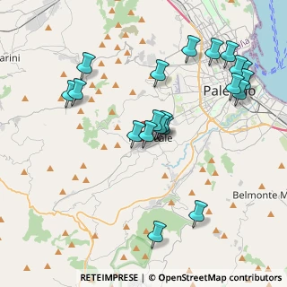 Mappa Via Agrigento, 90046 Monreale PA, Italia (4.7215)