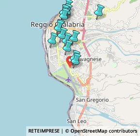 Mappa Via Ravagnese Superiore, 89100 Reggio di Calabria RC, Italia (2.01133)