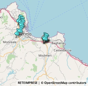 Mappa Via Giovanni Militello, 90039 Villabate PA, Italia (6.745)
