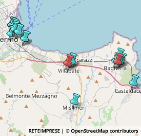 Mappa Via Giovanni Militello, 90039 Villabate PA, Italia (6.0715)